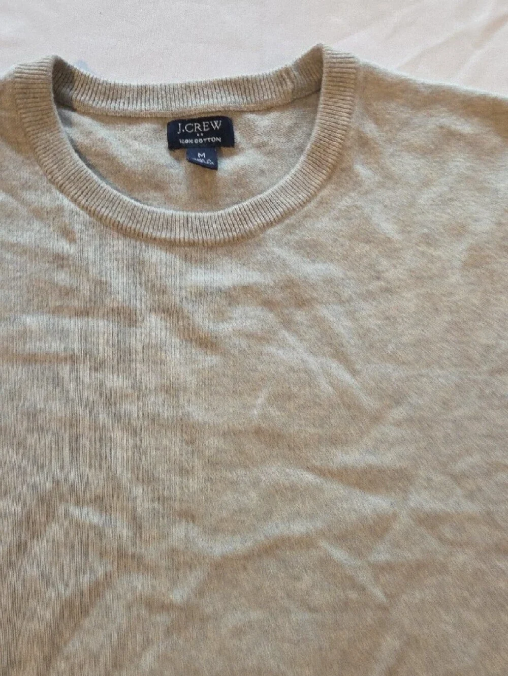 J. Crew Men’s Crewneck Sweater in Heather Light Gray